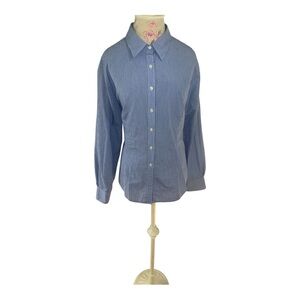Blue Striped Women's Blouse